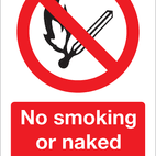No Smoking Or Naked Lights - 240 x 360 mm additional 2