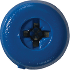 Number Plate Fasteners - Self-Tappers with Plastic Head - Long additional 7