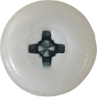 Number Plate Fasteners - Self-Tappers with Plastic Head - Short additional 7