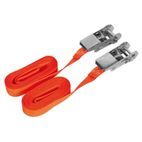 Sealey TD05045E Self-Securing Ratchet Tie Down 25mm x 4.5m 500kg Load Test - Pair additional 4