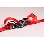 Sealey TD1202SR Slide Ratchet Tie Down 32mm x 3m Polyester Webbing with S Hooks 1200kg Load Test additional 7