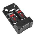 Sealey TD284SD Ratchet Tie Down 25mm x 4m Polyester Webbing with S Hooks 800kg Load Test - Pair additional 2