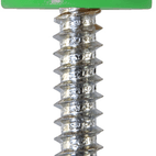 Security Number Plate Fasteners - Self-Tappers with Hinged Caps additional 1