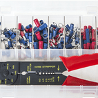 Terminals Insulated - Red &amp; Blue with Crimping Pliers additional 1