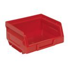 Sealey TPS124R Plastic Storage Bin 105 x 85 x 55mm - Red Pack of 24 additional 2