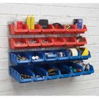 Sealey TPS132 Bin &amp; Panel Combination 24 Bins - Red/Blue additional 2