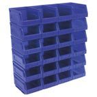 Sealey TPS224B Plastic Storage Bin 105 x 165 x 85mm - Blue Pack of 24 additional 1