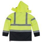 Scruffs High Visibility Waterproof Jacket Yellow/Navy additional 2