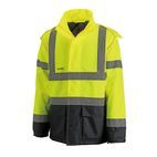 Scruffs High Visibility Waterproof Jacket Yellow/Navy additional 16