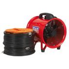 Sealey VEN250 Portable Ventilator &amp;#8709;250mm with 5m Ducting additional 1