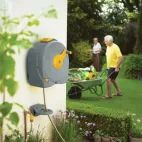 Hozelock 2496 Wall Mounted 40m Fast Reel + 40m of 12.5mm Hose additional 2