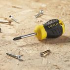 STANLEY® Hand Tools CUSHION GRIP™ Stubby Screwdriver, Phillips Tip additional 7