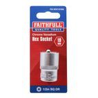 Faithfull Hex Sockets, 1/2in Drive additional 43
