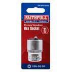 Faithfull Hex Sockets, 1/2in Drive additional 40
