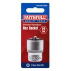 Faithfull Hex Sockets, 1/2in Drive additional 42