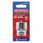 Faithfull Hex Sockets, 1/2in Drive additional 24