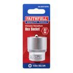 Faithfull Hex Sockets, 1/2in Drive additional 45