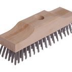 Lessmann Raised Wooden Stock Broom Head, Steel Wire additional 1