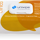 UNIWIPE 'Clinical' Sanitiser &amp; Cleaner Wipes additional 1