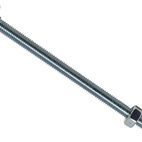 METALMATE® Cup Square Hex Bolt &amp; Nut ZP M6 x 100mm Box 25 additional 10