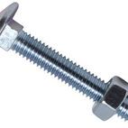 METALMATE® Cup Square Hex Bolt &amp; Nut ZP M6 x 100mm Box 25 additional 14