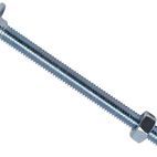 METALMATE® Cup Square Hex Bolt &amp; Nut ZP M6 x 100mm Box 25 additional 9