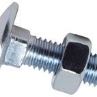 METALMATE® Cup Square Hex Bolt &amp; Nut ZP M6 x 100mm Box 25 additional 19