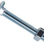 METALMATE® Cup Square Hex Bolt &amp; Nut ZP M6 x 100mm Box 25 additional 5