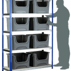 BARTON Extra Wide Shelving System additional 2