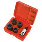 Sealey VS0464 Brake Caliper Socket Set 5pc 1/2"Sq Drive additional 2