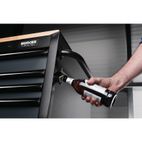 Draper 27242 BUNKER&amp;#174; 15 Drawer Workbench Roller Tool Cabinet, 72", Grey additional 5