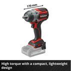 Einhell TP-CW 18/750-C Li BL - Solo PROFESSIONAL Impact Wrench 18V Bare Unit additional 6