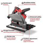 Einhell TP-PS 18/165 Li BL - Solo PROFESSIONAL Plunge Cut Saw 18V Bare Unit additional 4