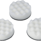 ABRACS 3" Corrugated Hook &amp; Loop Pads additional 1