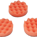 ABRACS 3" Corrugated Hook &amp; Loop Pads additional 3