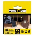 Flexovit Delta Hook &amp; Loop Sanding Sheet 94mm additional 2