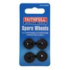 Faithfull Pipe Cutter Wheels for FAIPC642M &amp; FAIPC330M - Pack of 4 additional 3