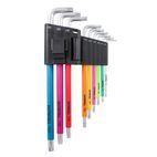 Faithfull Multicoloured Star Key Set, 9 Piece additional 1