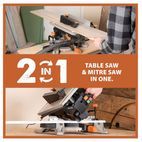 Evolution R210MTS-G2 Combination Mitre Saw and Table Saw 240V 1500W additional 3