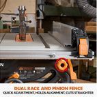 Evolution R255TBL Portable Table Saw with Stand 240V 1650W additional 4