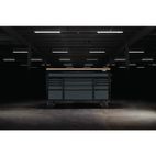 Draper 27225 BUNKER&amp;#174; 15 Drawer Workbench Roller Tool Cabinet, 61", Grey additional 3