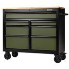 Draper 27209 BUNKER&amp;#174; 7 Drawer Workbench Roller Tool Cabinet, 41", Green additional 1