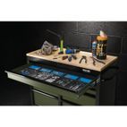 Draper 27209 BUNKER&amp;#174; 7 Drawer Workbench Roller Tool Cabinet, 41", Green additional 4