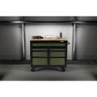 Draper 27209 BUNKER&amp;#174; 7 Drawer Workbench Roller Tool Cabinet, 41", Green additional 5