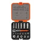 Bahco S51MC3H 3/8in Drive Standard and Deep Socket &amp; 1/4in Bit Set, 51 Piece additional 4