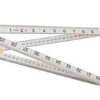 Hultafors G64-1-4-18VI ABS Plastic Folding Rule 1m additional 2