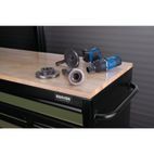 Draper 27221 BUNKER&amp;#174; 10 Drawer Workbench Roller Tool Cabinet, 56", Green additional 4