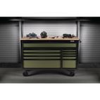 Draper 27221 BUNKER&amp;#174; 10 Drawer Workbench Roller Tool Cabinet, 56", Green additional 5