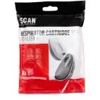 Scan Twin Half Mask P2 Particle Filter Cartridge (Pack of 2) additional 2