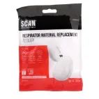 Scan Twin Half Mask P2 Replacement Particle Filter Material (Pack of 2) additional 2
